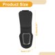 thumbnail image 4 of Clip para gafas de sol del coche Unique Bargains con soporte magnético universal para parasol de gafas de sol de cuero PU/metal negro 13.5x5cm 1 Pcs, 4 of 7