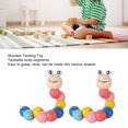 thumbnail image 3 of Baby Wooden Twisting Toy, Glossy Bright Color Arouse Imagination 2pcs Baby Twisting Toy  For Home, 3 of 8