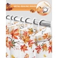 thumbnail image 4 of Thanksgiving Raccoon Shower Curtain Set ，Waterproof Fabric Shower Curtains Fall Pumpkin Shower Curtains for Bathroom,Bathroom Decor 72"x96", 4 of 7