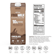 thumbnail image 2 of Strive FREEMILK Chocolate, Animal-Free Dairy Milk, 32 fl oz (Pack of 6), Lactose Free, 10g Protein per Serving, Shelf Stable, 2 of 5