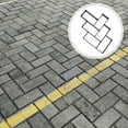 thumbnail image 3 of OULII Concrete Rectangular Brick Stone Effect 1Pack for Garden Decoration, 3 of 8