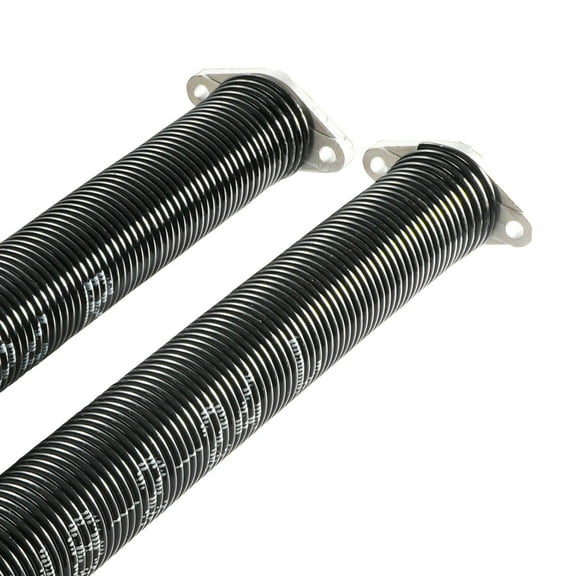 HCY Garage Door Torsion Springs, Pair of 0.218 x 2 x 24inch, Garage Door Springs with Non-Slip Winding Bars, 16000 Cycles, Gloves and Mounting Wrench, Electrophoresis Coated for Replacement