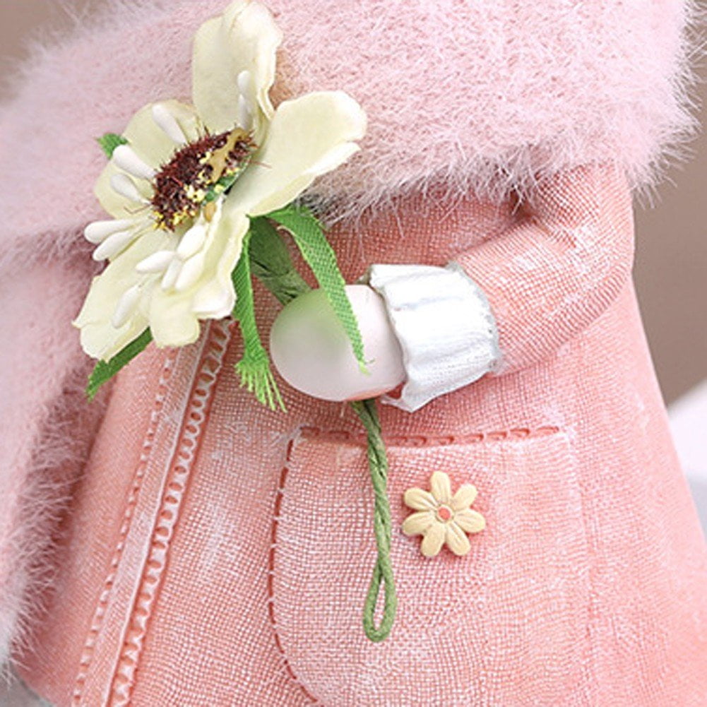 Jiibva Easter Bunny Statue Resin Rabbit Ornaments Cartoon Bunny Desktop Decor Rabbit Home Ornaments Bunny Easter Party Decor