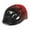 Black and Red, variant on yotijay Bike Helmet for Adults Comfortable Men Women Impact Resistant Helmet Black and White