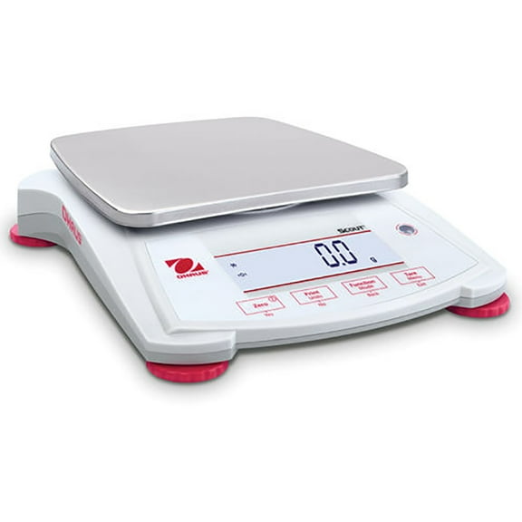 Ohaus SPX2201 Portable Balance, 2200g x 0.1g, Backlit LCD