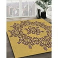 thumbnail image 3 of Ahgly Company Machine Washable Indoor Rectangle Transitional Sienna Brown Area Rugs, 4' x 6', 3 of 7