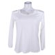 thumbnail image 2 of Las Mujeres Sin Tirantes De Manga Larga Cuello Redondo Atractivo Delgado De Xl Blanco jinwen Las mujeres \ 's ropa, 2 of 8