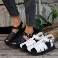 thumbnail image 3 of Zapatos de playa con punta abierta Zapatillas estilo romano para mujer, 3 of 4