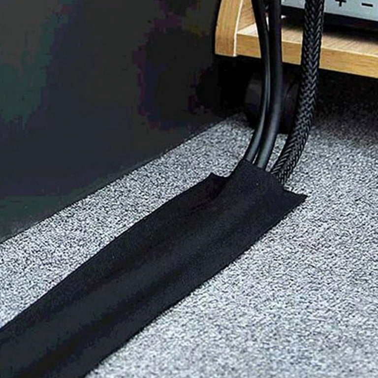 2 Pcs cable management carpet Covers Cable Hider Floor Floor Cord  Management