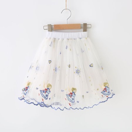 

Dyfzdhu Girls Skirts Toddler Girls Dress Summer Fashion Dress Princess Dress Casual Dress Tutu Mesh Skirt Outwear