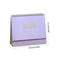 thumbnail image 4 of 2025 Mini Desk Calendar | Standing Flip Desktop Calendar with Twin Binding | Daily Schedule Planner | 7 Color Options | 10.04x8.39 Inches, 4 of 7