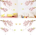 thumbnail image 4 of Papel Tapiz Decorativo De Flor De Ciruelo, Pegatina De Pared De Urraca Para Sala De Estar, Dormitorio, Festivales Monstrate HA026906-01, 4 of 6