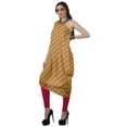 thumbnail image 4 of Moomaya Robe Kurti Sans Manches à une Épaule Imprimée pour Femmes, Vêtement de Créateur Boho pour Fête, 4 of 7