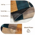 thumbnail image 6 of 2'x6' Rug Runners for Hallways Kitchen, Turquoise Beige Geometric Non Slip Entryway Beside Floor Carpet Runner, Abstract Art Painting Washable Laundry Room Bedroom Throw Rugs Mat for Family Pet, 6 of 8