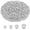Silver 3mm,4mm,5mm,6mm, variant on 800Pcs 3-6mm Silver Round Beads Spacer Beads Smooth Loose Ball Beads for DIY Bracelet Jewelry Making Craft