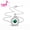 Muzuo Green, variant on 6mm Colombian Lab Grown Hydrothermal Emerald With Inclusions S925 Sterling Silver Necklace For Women Jewelry