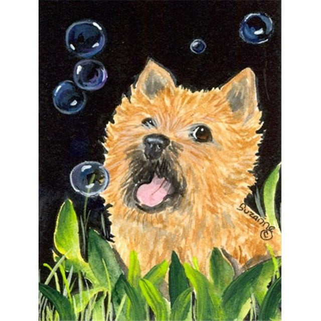 11 x 15 Po. Drapeau Cairn Terrier&44; Taille du Jardin
