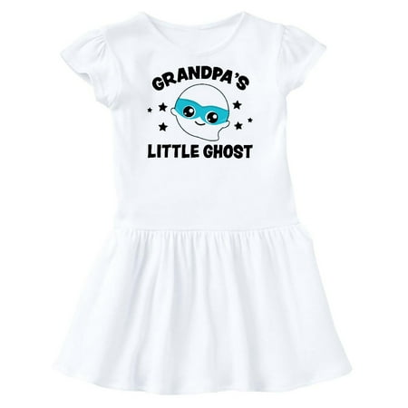 

Inktastic Cute Grandpa s Little Ghost with Stars Gift Toddler Girl Dress