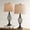 Bronze, variant on FrankLin Iron Works Annie Traditional Rustic Farmhouse Table Lamps 28" Tall Full Size Set of 2 Bronze Iron Scroll Tapered Cream Drum Shade for Living Room Bedroom House Bedside Nightstand Home