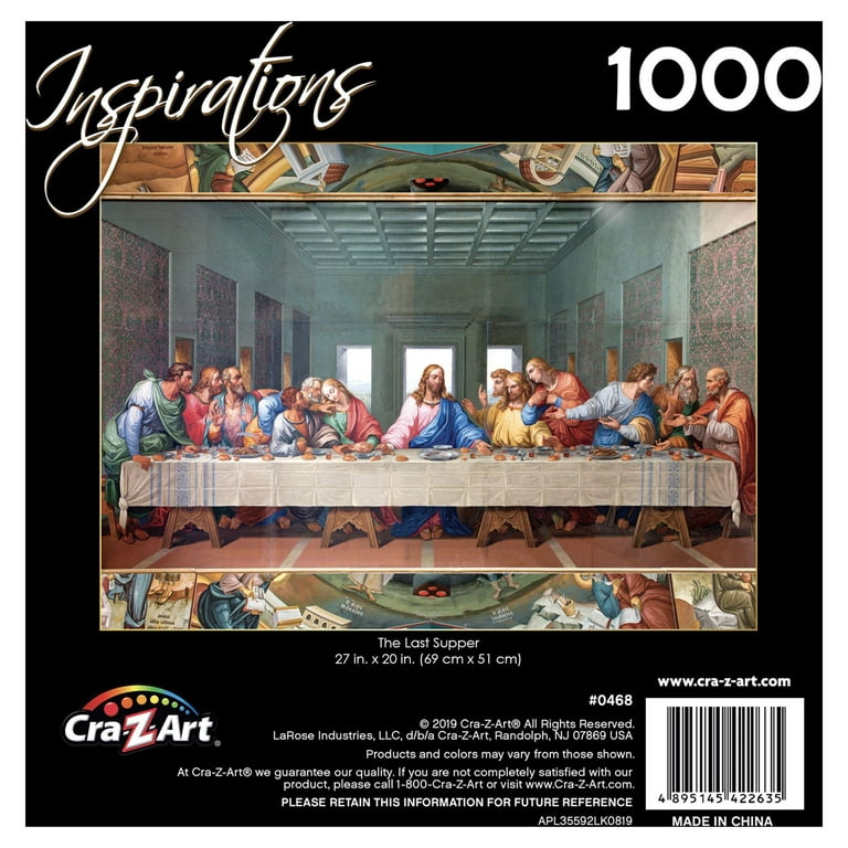 The Last Supper Puzzle, 4 Sizes, Custom Jigsaw Puzzle, Religious