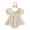 Yellow, variant on Toddler Girl Back to School Clothes Preschool Romper Dress/Tutu Dresses Lace Sister Matching Outfit(Yellow,0-3 Months)