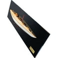 thumbnail image 6 of Old Modern Handicrafts Shamrock Brown - White Painted Half-Hull Model Boat Yacht Handmade, 6 of 7