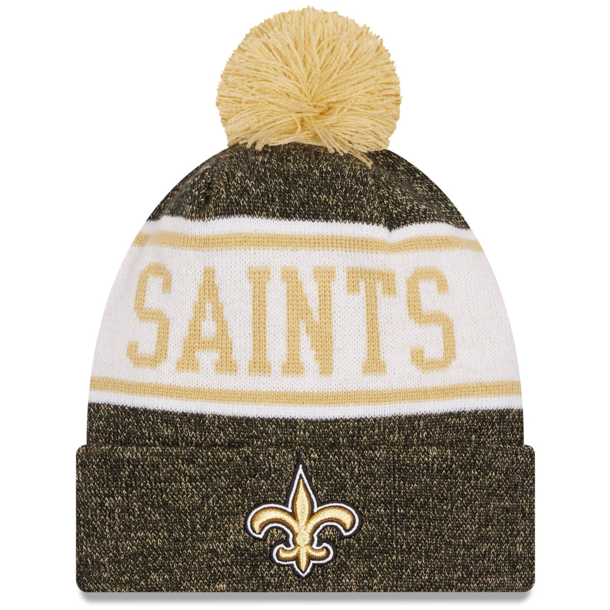 Orleans Saints Banner Cuffed Knit Hat 
