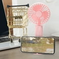 thumbnail image 3 of XGFHYJEH Hand Held Fan, Mini Fan Handheld, Hand Held Fan Rechargeable, Portable Folding Hand Held Cooling Fan, 3 of 7