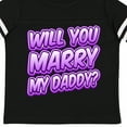 thumbnail image 4 of Inktastic Will You Marry My Daddy (purple) Boys or Girls Toddler T-Shirt, 4 of 5