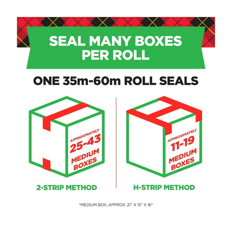 Scotch Brand Heavy Duty Strong Grip Moving & Shipping Tape, Wide