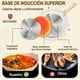 thumbnail image 2 of Juego De 15 Piezas Sartenes Batería De Cocina Wok Antiadherentes Sartén Ollas Y Medical Stone Compatible Para Inducción Y Gas Modelo Blanco, 2 of 4