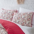 thumbnail image 5 of Mudd Haley 2 Piece Twin Reversible Microfiber Quilt Set, Pink Paisley, 5 of 5
