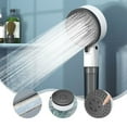 thumbnail image 4 of EGNMCR Kitchen Gadgets, Shower - High-Pressure Handheld Showerhead With Carbon Filter - Hard Water Softener Filtered Shower , High Pressure3 Spray Modes Handheld Shower For The Elderly shower head, 4 of 8