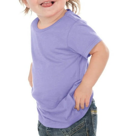 Kavio! Unisex Infants Crew Neck Short Sleeve Tee (Same IJP0493) Lavender 12M