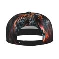 thumbnail image 2 of Zufioo Cool Tiger Print Flat Brim Baseball Cap, Sun Protection, Sweat Absorption, Adjustable Sports Cap, Suitable for Men and Women in All Seasons, 2 of 7