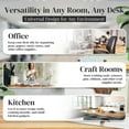 thumbnail image 6 of Wood Desk Organizer - Wooden Mail Organizer with Drawer for Mail, Bills, Accessories & Pen - 3 Tier Wood Bill Organizer for Desk, Tabletop, Countertop, and Office Workspace (Beige Wood), 6 of 7