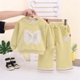 thumbnail image 2 of Baby Girl Clothes Girls Sets Fall Outfits Crewneck Sweatshirt Long Sleeve Top 6M-4T, 2 of 9
