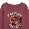 thumbnail image 3 of Marvel Deadpool - Maximum Effort - Women's French Terry Pullover Sweatshirt, 3 of 5