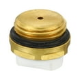 thumbnail image 5 of REGALWOVEN 1/2" BSP Male Thread Manual Radiator Air Vent Plug Valve, Brass Plug, Gold White, 5 of 6