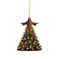 thumbnail image 1 of Adorno Navideño En 2D Adorno Para Árbol De Navidad Adorno Acrílico Con Doble Impresión Adorno Interesante Para Navidad B, 1 of 4