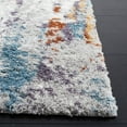 thumbnail image 3 of Safavieh  Berber Shag Chandita Rug Blue Rust/Ivory 4'5" x  6'5" 4' x 6' Indoor Living Room,Bathroom,Bedroom Rectangle, 3 of 8