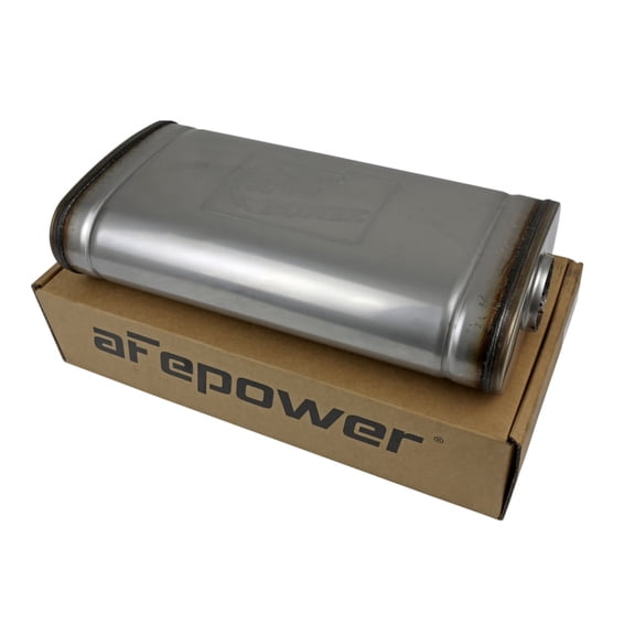 aFe Power Mach Force-XP Oval Exhaust Muffler Stainless Steel