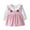Pink A1, variant on Antinious Girls Outer Frock Girls Frock Dress Long Sleeve Lapel Corduroy Plaid Suspender Patchwork Dress,Toddler Girls Outer Dress,Kids Party Dress,Pink,100