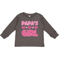 thumbnail image 3 of Inktastic Papas Girl Granddaughter Girls Long Sleeve Toddler T-Shirt, 3 of 5
