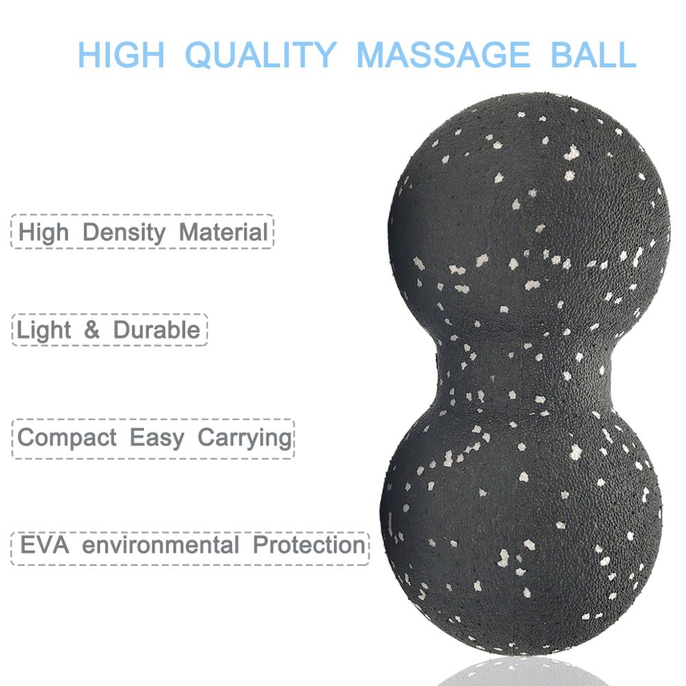 Peanut Massage Ball Set Lacrosse Ball Physical Trigger Point Therapy