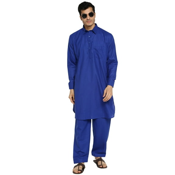Pakistani Indian Bollywood cotton dress Pathani Kurta Salwar ethnic clothing...