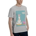 thumbnail image 2 of Bingfone Animal Meditation Men'S Loose Fit Short-Sleeve Pocket T-Shirt, 2 of 7