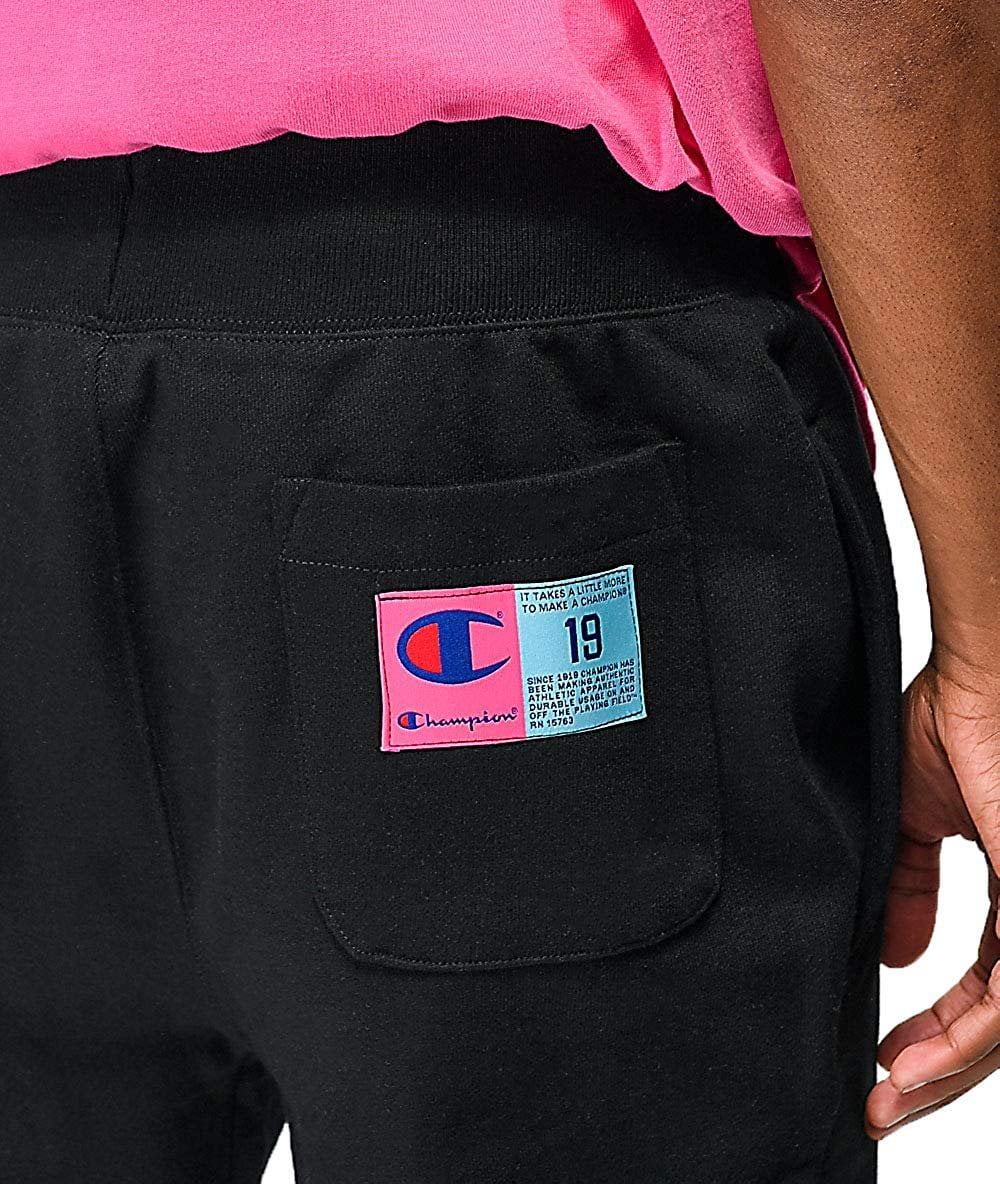 Champion chenille logo shop black waist pack