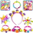 thumbnail image 4 of Beads For Kids Jewelry Making, Staron 2026 Snap Beads Educational Toys, Reusable Pops Beads Set For Bracelets Necklaces Rings Hairbands, 4 of 5