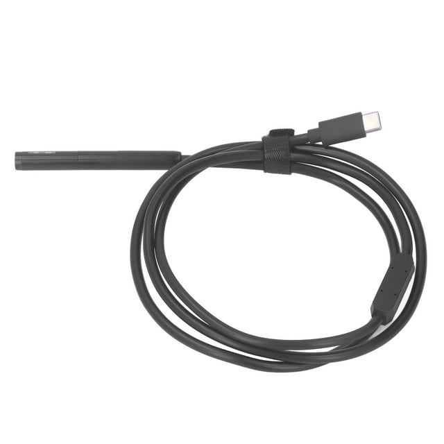 Snake Inspection Camera, USB C Endoscope Camera 1920P Dual Lens IP67 Waterproof, Semi Rigid Cable Adjustable LED Light for IOS Smartphones HVAC Systems Ventilation Ducts